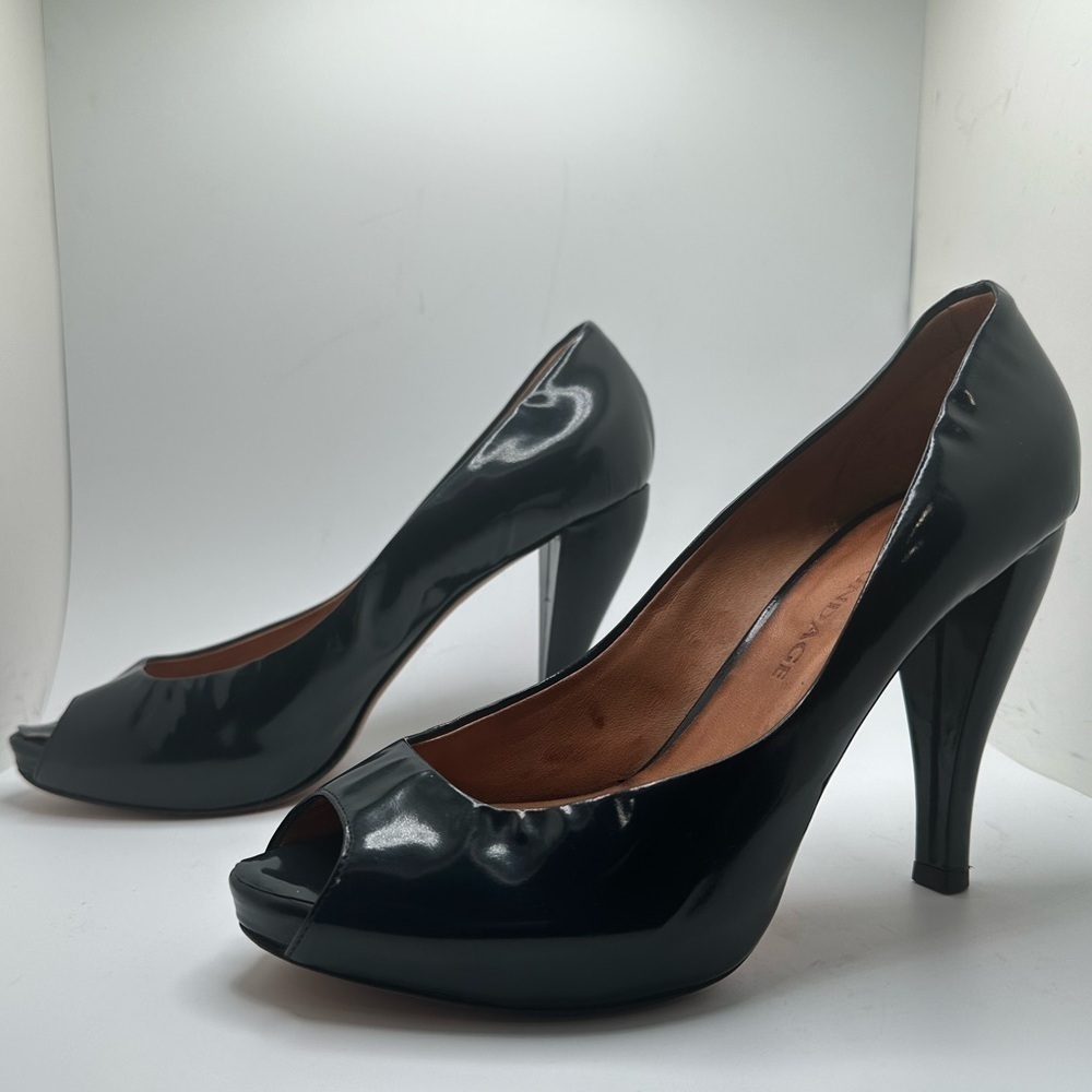 Nicole Brundage peep toe pump size 40EU - Picture 2 of 16